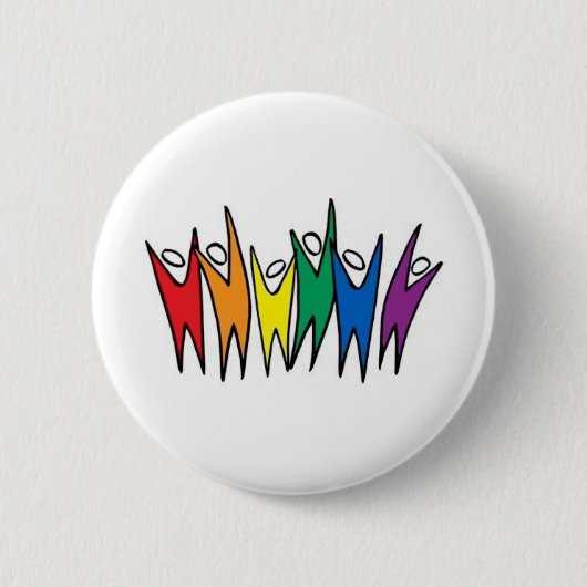 Geniet van diversiteit ronde button 5,7 cm (Voorkant)