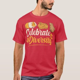 Geniet van Diversity Guinee Pigs T-shirt