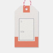 Geniet van een Cheer Green Mok Holiday Gift Labels Cadeaulabel (Achterkant)
