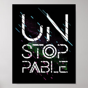 Geniet van een coole, niet te stoppen, Motivatie g Poster