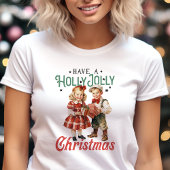Geniet van een Holly Jolly Christmas  vakantie Tri-Blend Shirt