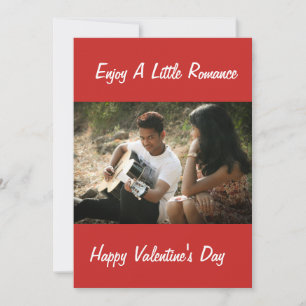 GENIET VAN EEN KLEIN ROMANTISCH MOMENT VALENTIJN FEESTDAGENKAART