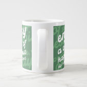 Geniet van een kopje geluk | Motivatie Mok (Achterkant)