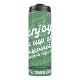 Geniet van een kopje geluk | Motivatie Thermosbeker