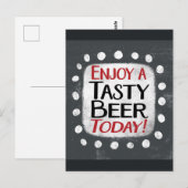 Geniet van een lekker biertje vandaag Briefkaart (Voorkant / Achterkant)