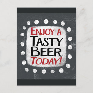 Geniet van een lekker biertje vandaag Briefkaart