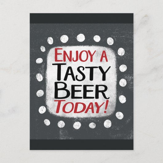 Geniet van een lekker biertje vandaag Briefkaart (Voorkant)