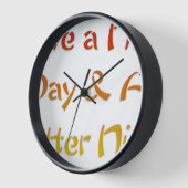 Geniet van een leuke dag en een beter nachtontwerp (Hoek)