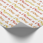 Geniet van een leuke dag en een beter nachtontwerp cadeaupapier (Hoek)