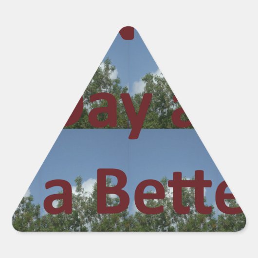 Geniet van een leuke dag en een betere nachtkunst sticker (Voorkant)