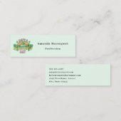 Geniet van een Lucky Day Retro St. Patrick's Day Mini Visitekaartje (Voorkant / Achterkant)