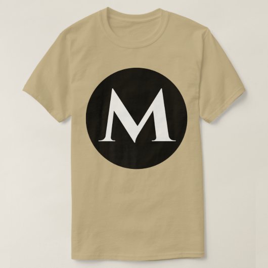Geniet van een monogram van het Initiaal met de lu T-shirt (Design voorkant)
