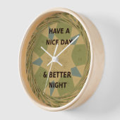 Geniet van een mooie dag & betere nacht art print (Hoek)