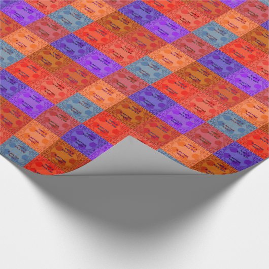 Geniet van een mooie dag & betere nacht Pop Art Pr Cadeaupapier (Hoek)