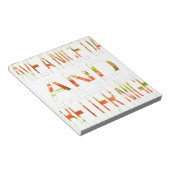 Geniet van een mooie dag en een betere nacht art p notitieblok (Schuin)