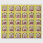 Geniet van een mooie dag en een betere nacht ingel cadeaupapier (Vlak)