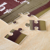 Geniet van een mooie dag en een betere nacht ingel legpuzzel (Zijkant)