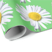 Geniet van een mooie witte maisbloem in een cadeau cadeaupapier (Rol Hoek)