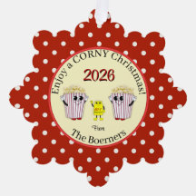 Geniet van een oubollige kerst! Label van popcornp