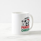 Geniet van een Pandastic Christmas Panda Holiday Koffiemok (Voorkant rechts)