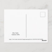 Geniet van een Schattigee Halloween Ghost Briefkaart (Achterkant)