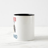 Geniet van een  T-Shirt-Echtband Tweekleurige Koffiemok (Center)