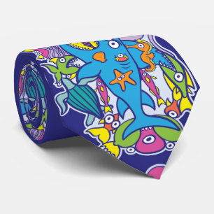 Geniet van een verfrissende zomer die op een grote stropdas