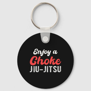 Geniet van een verwurging Jiu Jitsu Judo Boksen Mu Sleutelhanger
