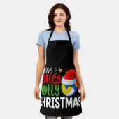 Geniet van een Volley Jolly Christmas Volleyball v Schort (Gedragen)