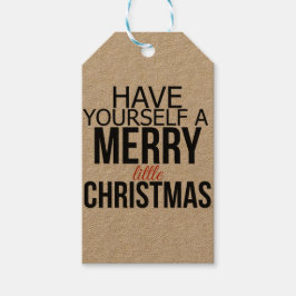 Geniet van een vrolijk kerstfeest | Penningen Cadeaulabel