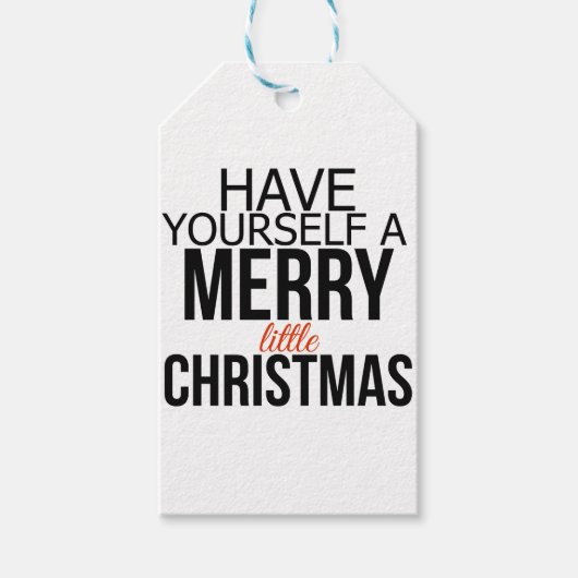 Geniet van een vrolijk kerstfeest | Penningen Cadeaulabel (Voorkant)