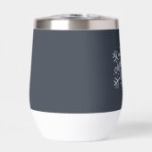 Geniet van een vrolijk kerstfeest - Snowflake (Voorkant)