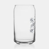 Geniet van een vrolijk kerstfeest - Snowflake Blikvorm Glas (Rechts)