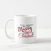 Geniet van een vrolijke kleine kerst Mok (Links)