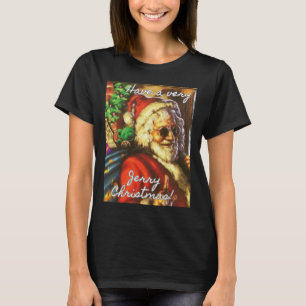 Geniet van een zeer Jerry Christmas Garcia Santa v T-shirt