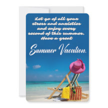 Geniet van een zomervakantie aan het strand