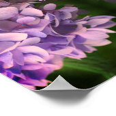 Geniet van eenvoudige dingen Hydrangea Abstract Poster (Hoek)