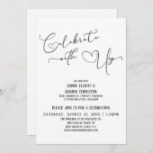 Geniet van , eenvoudige ontvangst kaart (Voorkant / Achterkant)