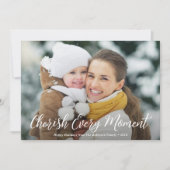 geniet van elk kerstfeestelijk moment feestdagenkaart (Voorkant)