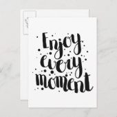 Geniet van elk moment 2 briefkaart (Voorkant / Achterkant)