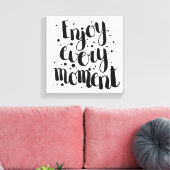 Geniet van elk moment 2 canvas afdruk (Insitu (Woonkamer))