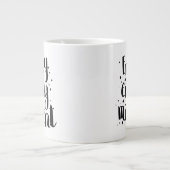 Geniet van elk moment 2 grote koffiekop (Voorkant)