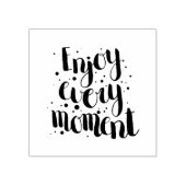 Geniet van elk moment 2 rubberstempel (Afrduk)