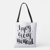 Geniet van elk moment 2 tote bag (Achterkant)