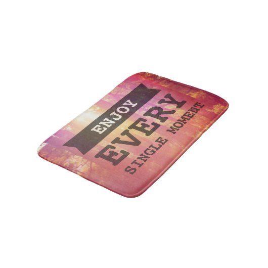 Geniet van elk moment badmat (Gekanteld)