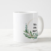 Geniet van elk moment grote koffiekop (Voorkant rechts)