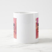 Geniet van elk moment grote koffiekop (Voorkant)