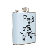 Geniet van elk moment heupfles (Rechts)