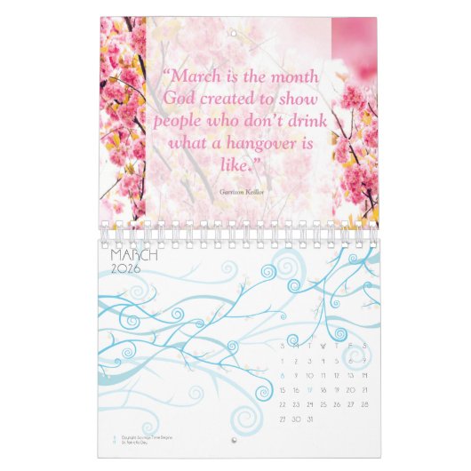 Geniet van elk moment kalender (Mar 2026)