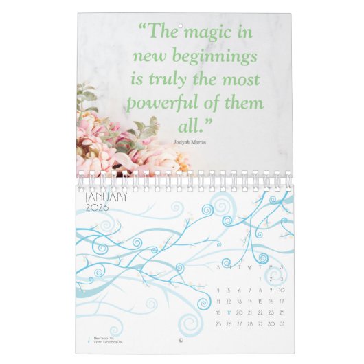 Geniet van elk moment kalender (Jan 2026)